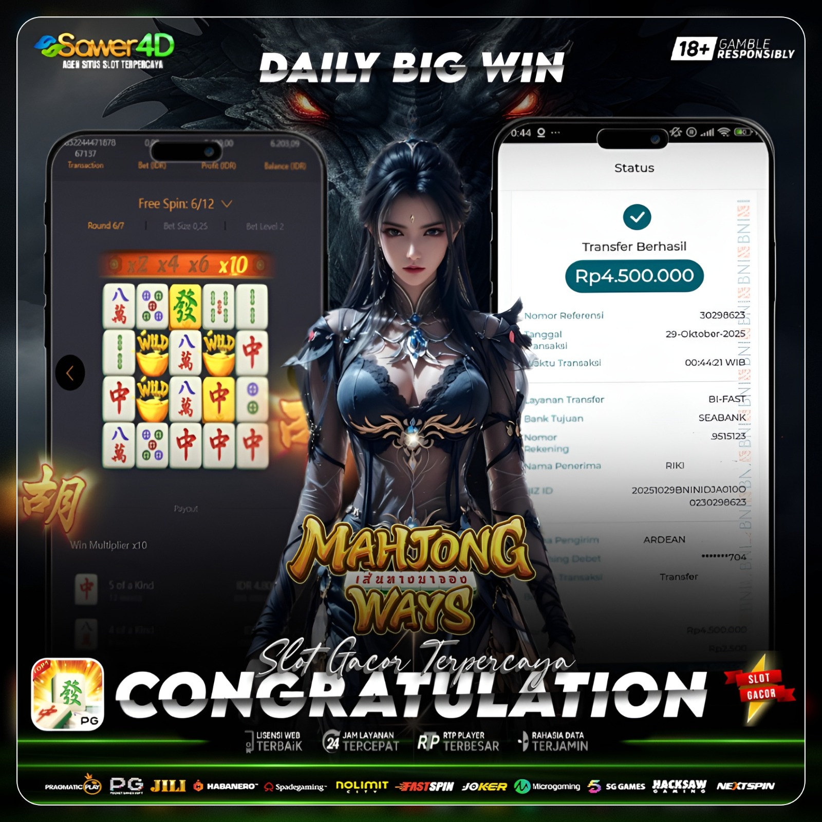 Keberuntungan sejati tak datang setiap hari ✨ Namun hari ini, sang pemenang Mahjong Ways membuktikan segalanya! Putaran demi putaran menghadirkan kemenangan luar biasa 💎