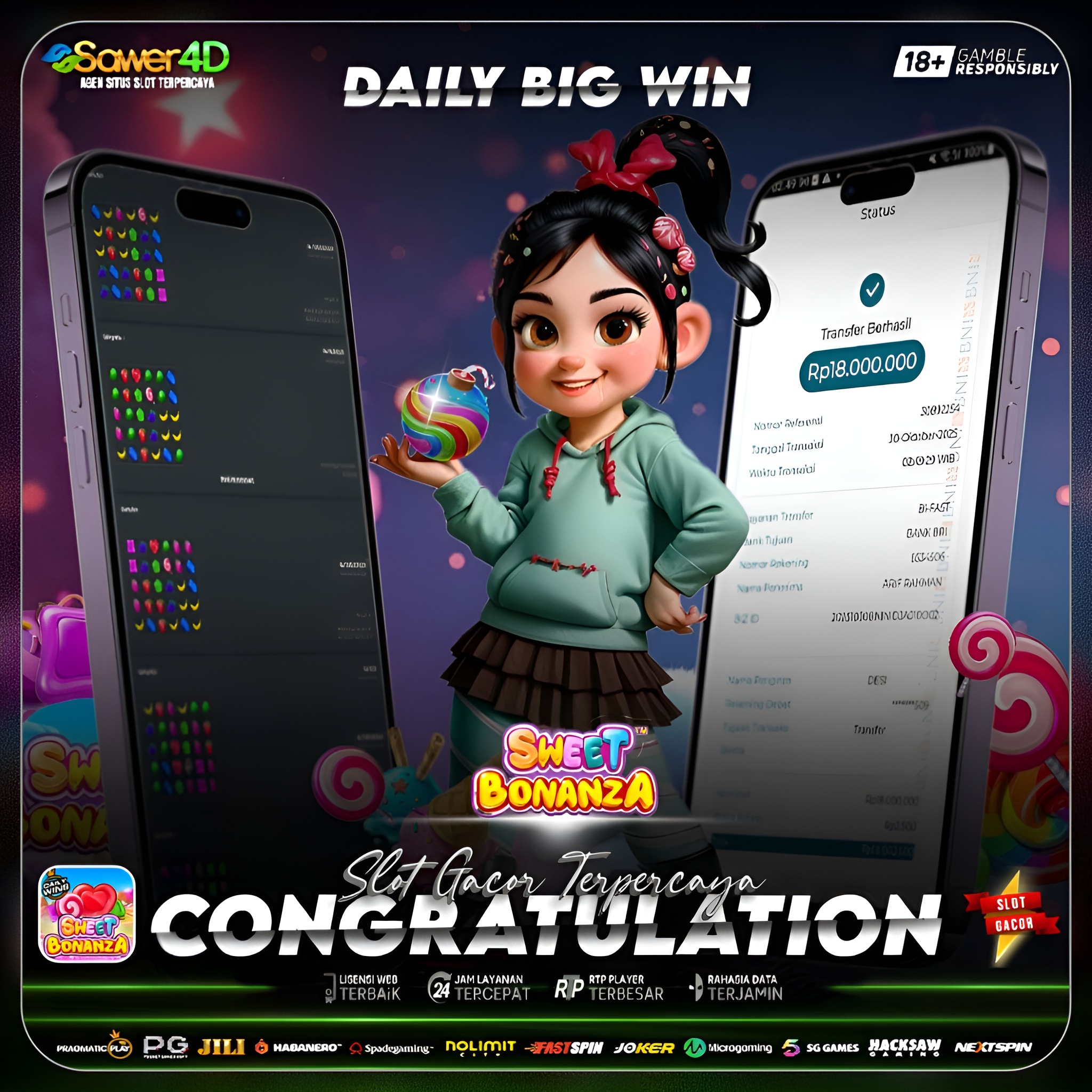 Nggak cuma buahnya yang manis, saldo bre juga ikut manis banget hari ini! 🍓💖