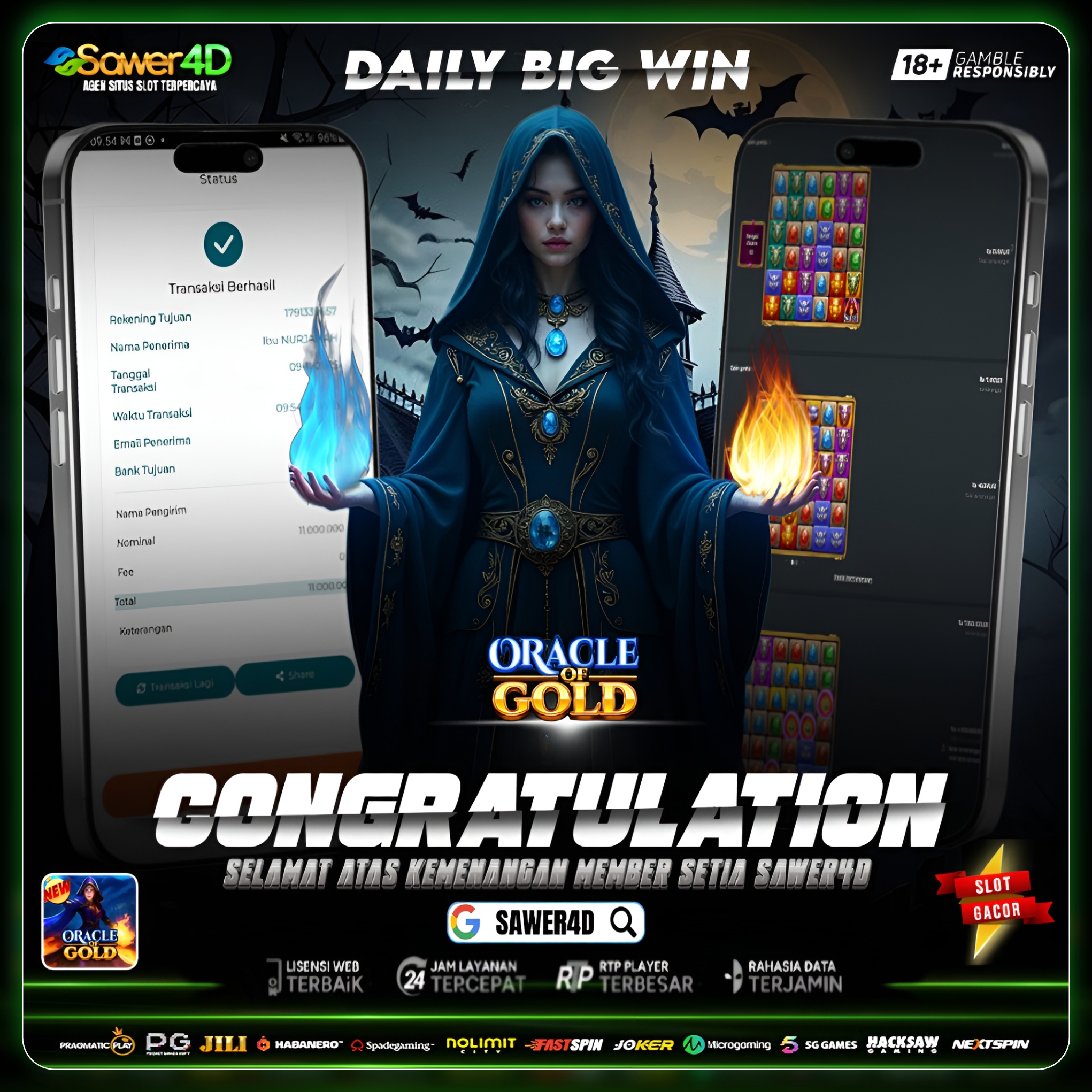 Inilah tanda — Oracle telah memberkati! 💎🔥 Kemenangan bukan lagi mimpi, tapi takdir yang nyata!”