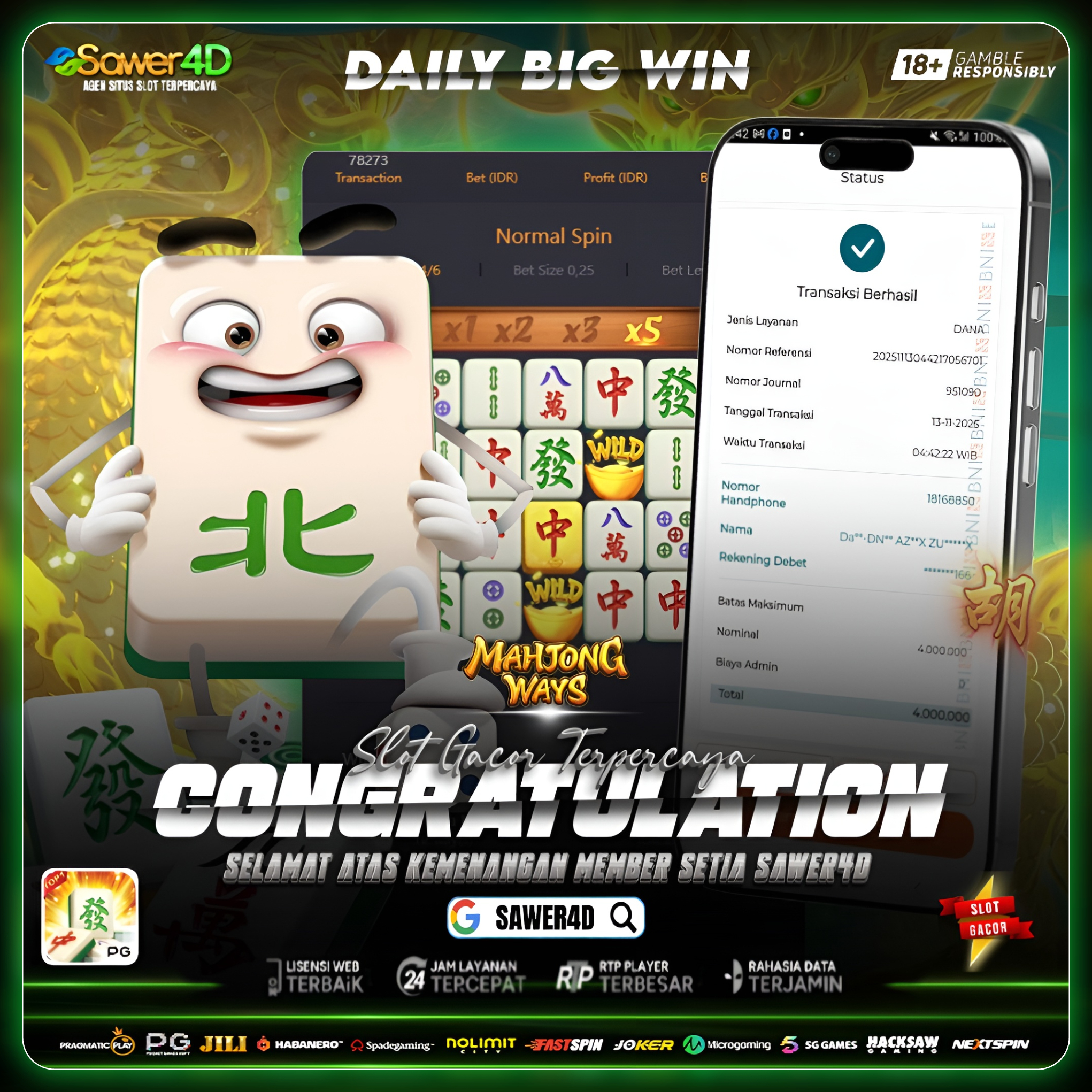 🧨 “Kata orang rezeki nggak ke mana… ternyata ke Mahjong Ways😎💰”