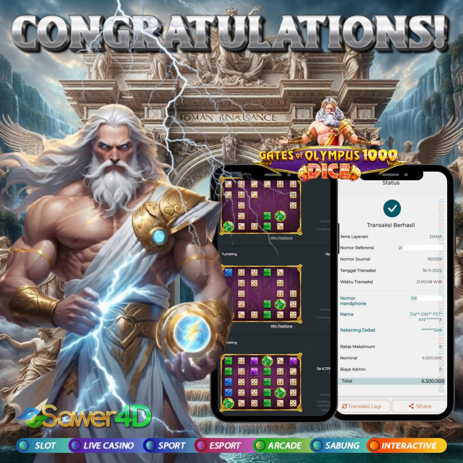 Zeus kembali menyambar!