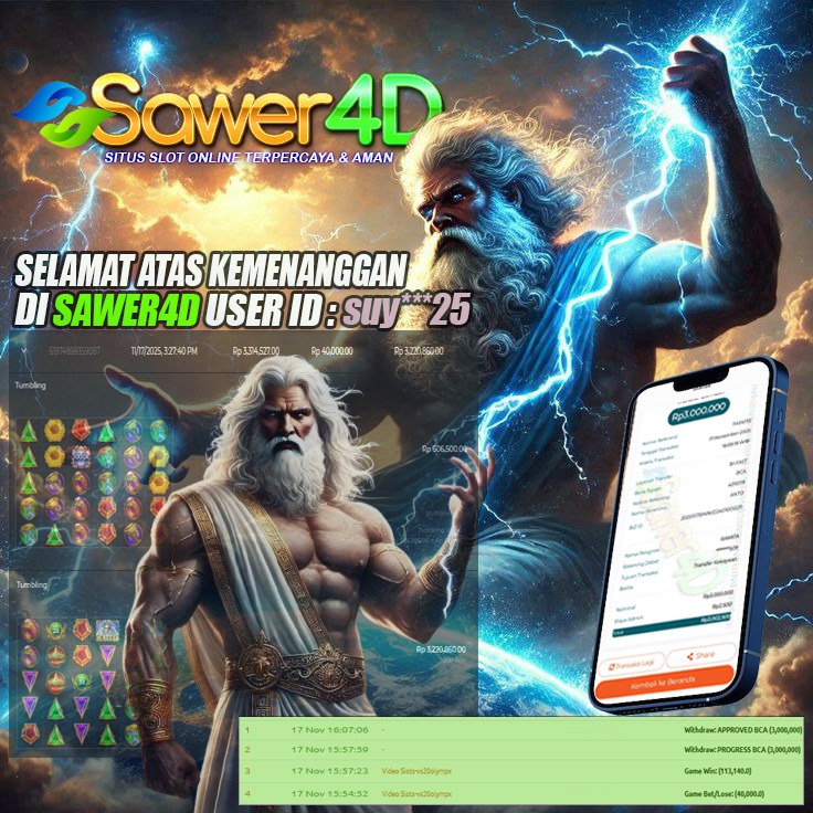 Petir Zeus kembali menggelegar!