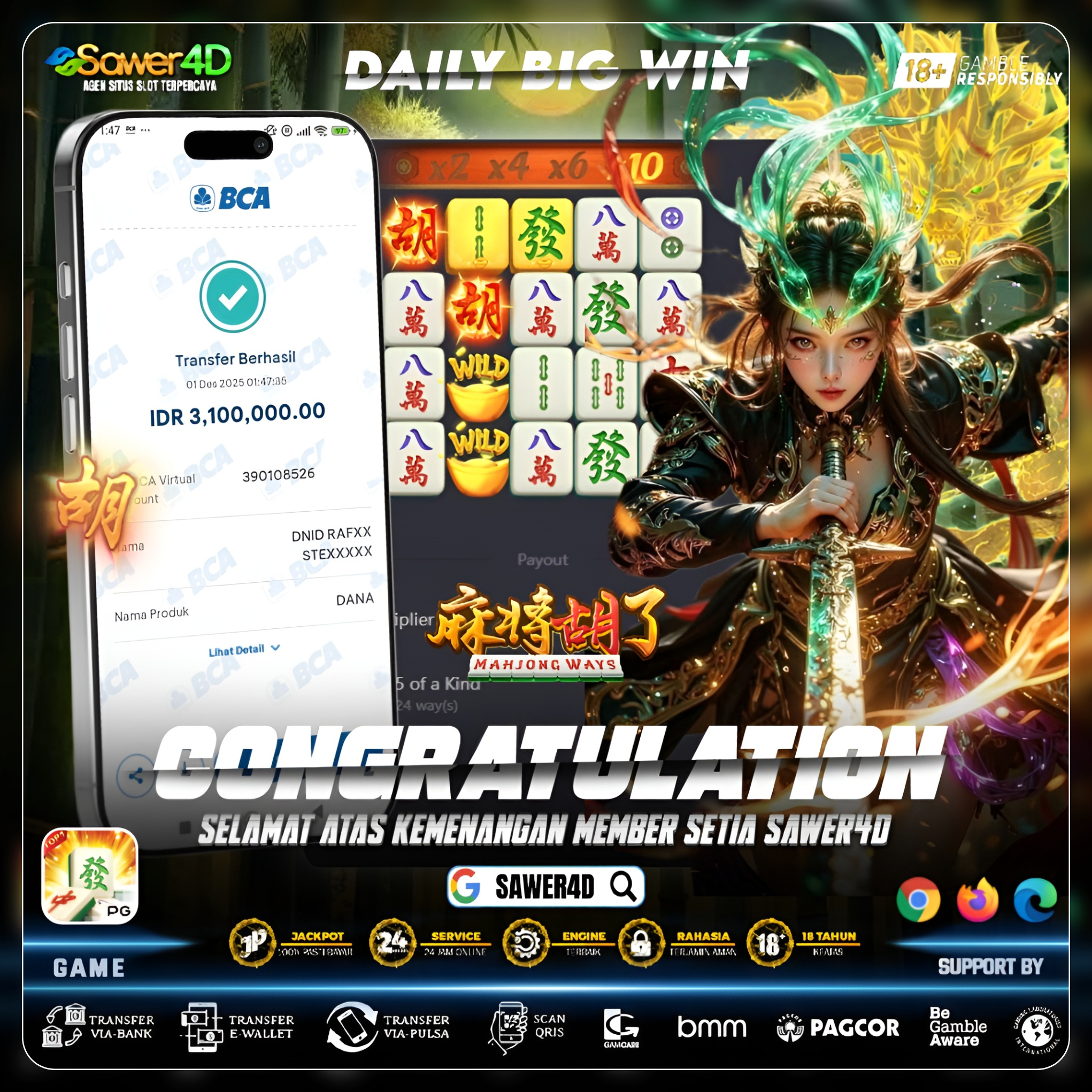 “Mahjong Ways 1 pecah parah hari ini—cuan ngalir deras tanpa ampun!”