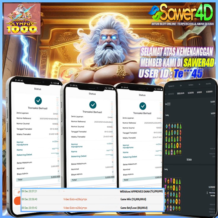 “Boskuu disamber petir cuan! Zeus nge-drop perkalian ganas