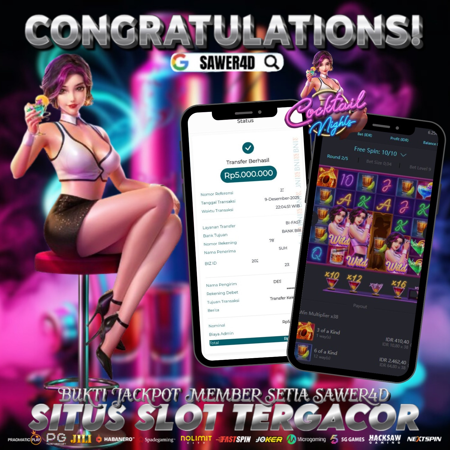 Boskuu pecah lagi! Cocktail Night ngaduk kombo manis