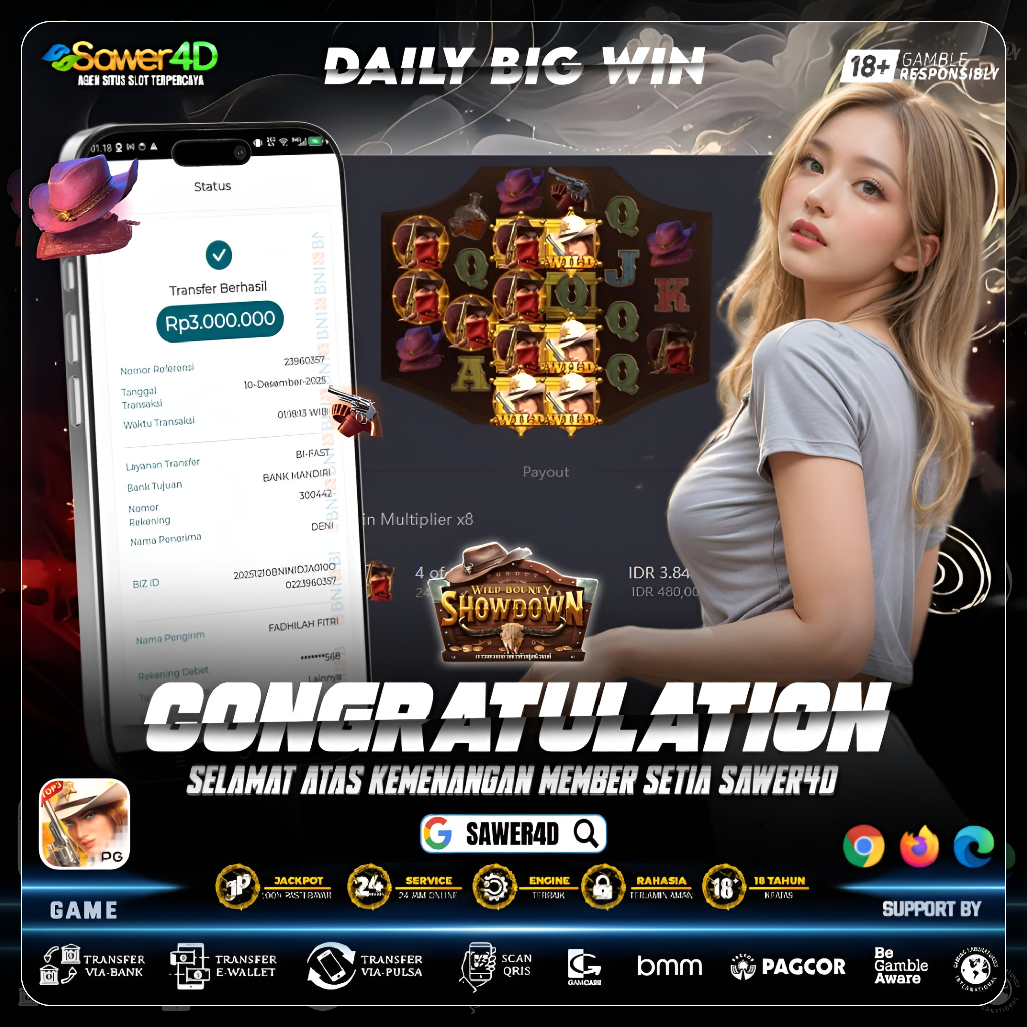 “Wild turun brutal! Wild Bounty Showdown pecah 🤠💥”