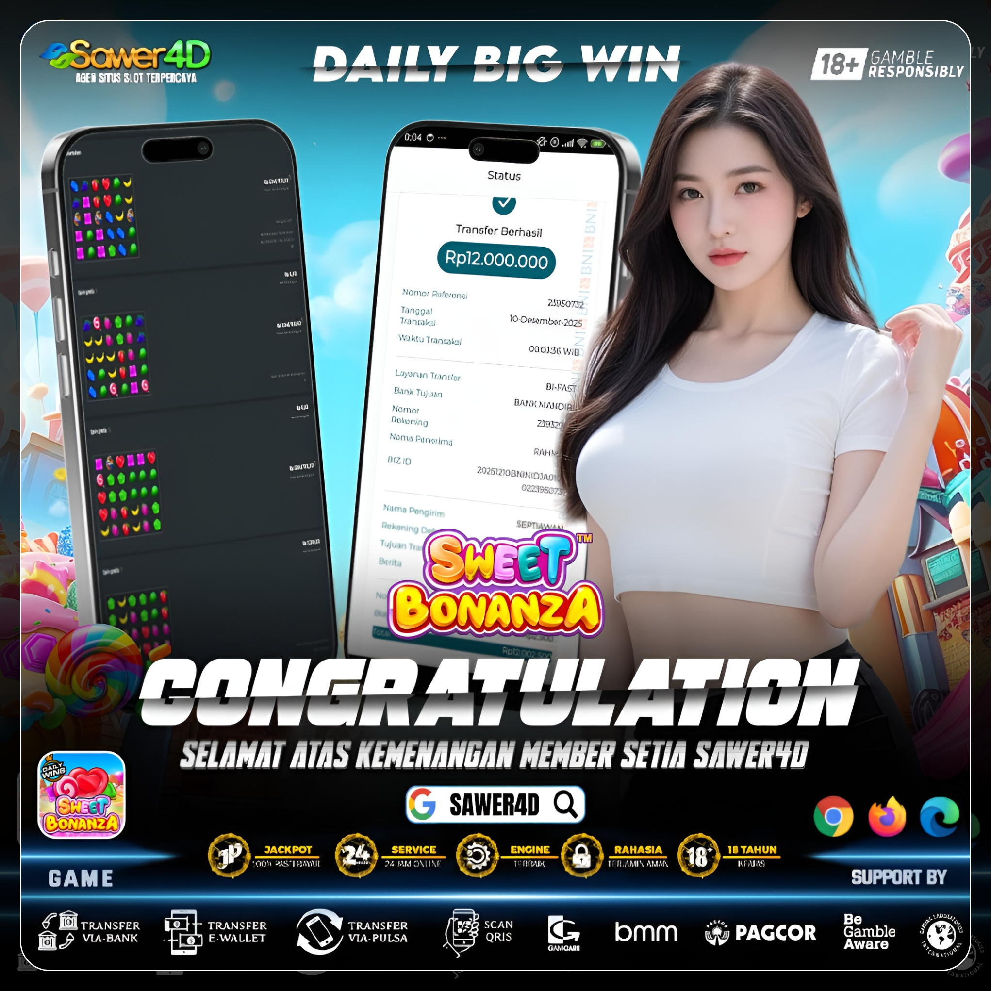 “Sekali jatuh, langsung manis hasilnya 🍭💰”