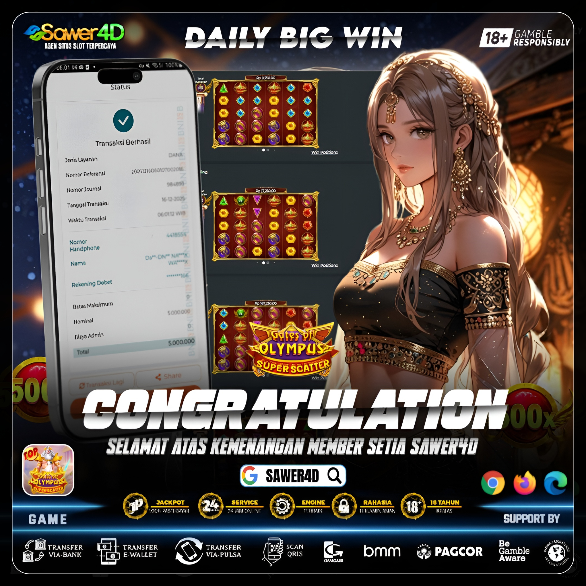 “Hari ini milik Zeus! Super Scatter Gate of Olympus bukti nyata kemenangan besar ⚡💰”