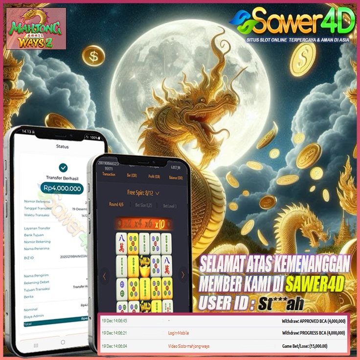 Mahjong Ways lagi-lagi buktiin kelasnya bosku! Pola rapi, scatter masuk manis, cuan langsung naik tanpa basa-basi! Mantap gas terus!