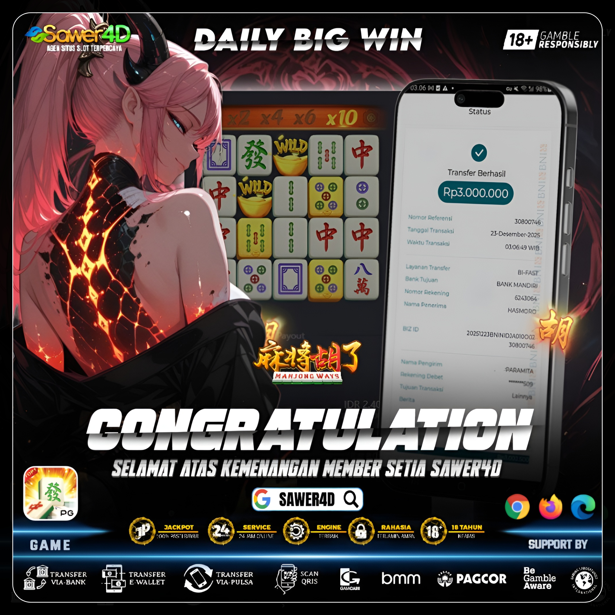 “Modal tipis, hasil fantastis! Mahjong Ways 1 emang gak pernah bohong 🔥💰”