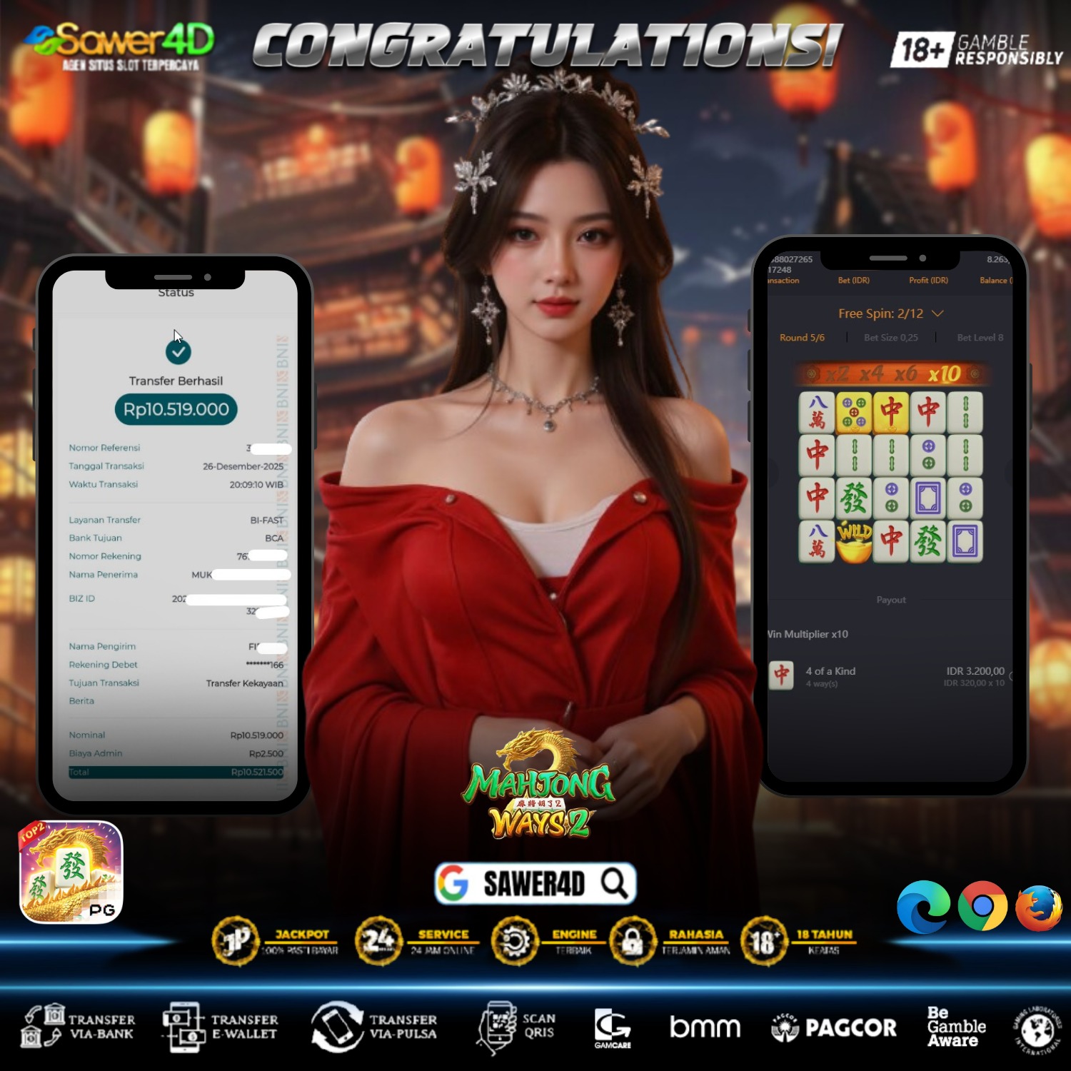 Permainan tenang tapi terukur, Mahjong Ways ngasih hasil yang bikin senyum.