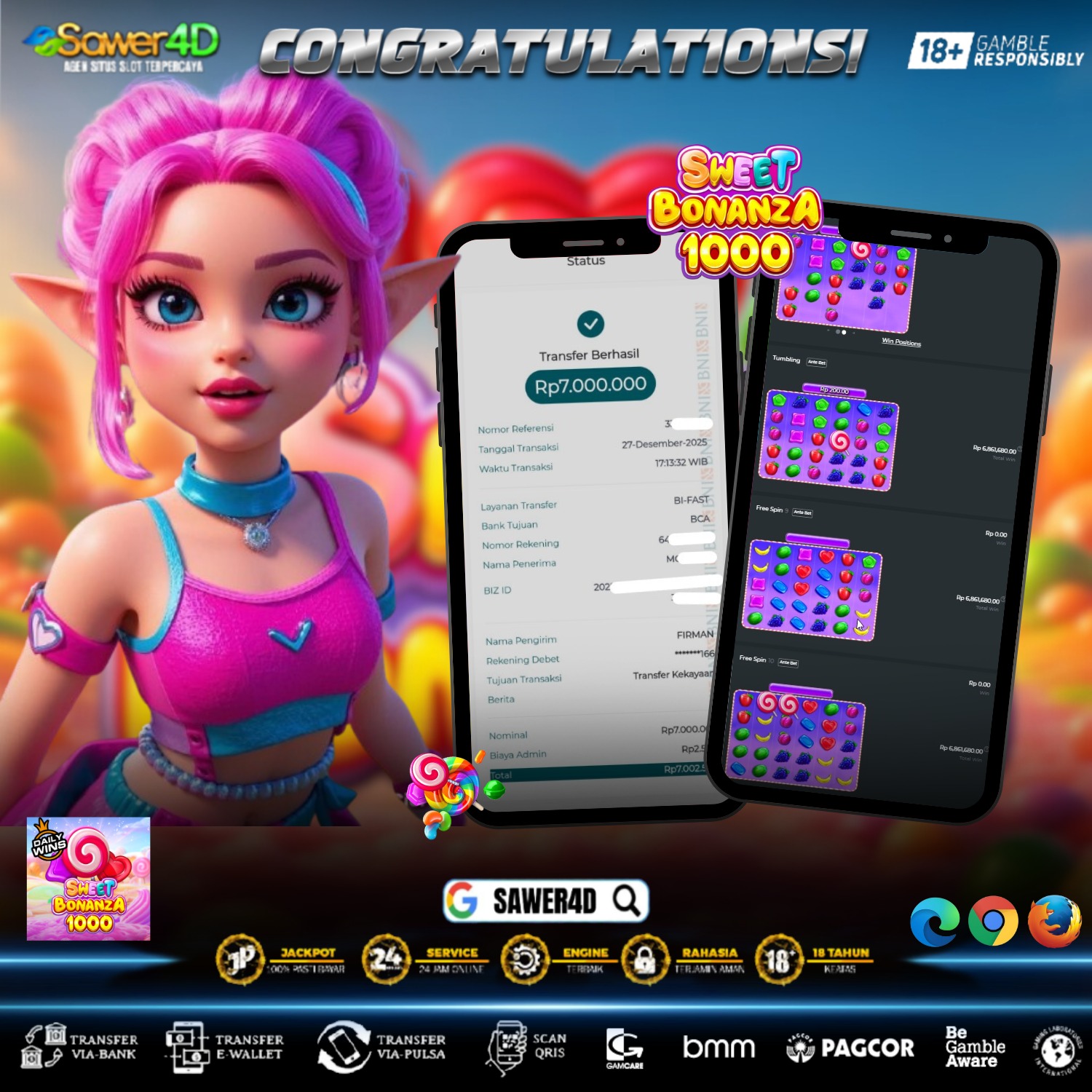 Datengnya ga disangka, tapi Sweet Bonanza 1000 langsung kasih momen yang luar biasa