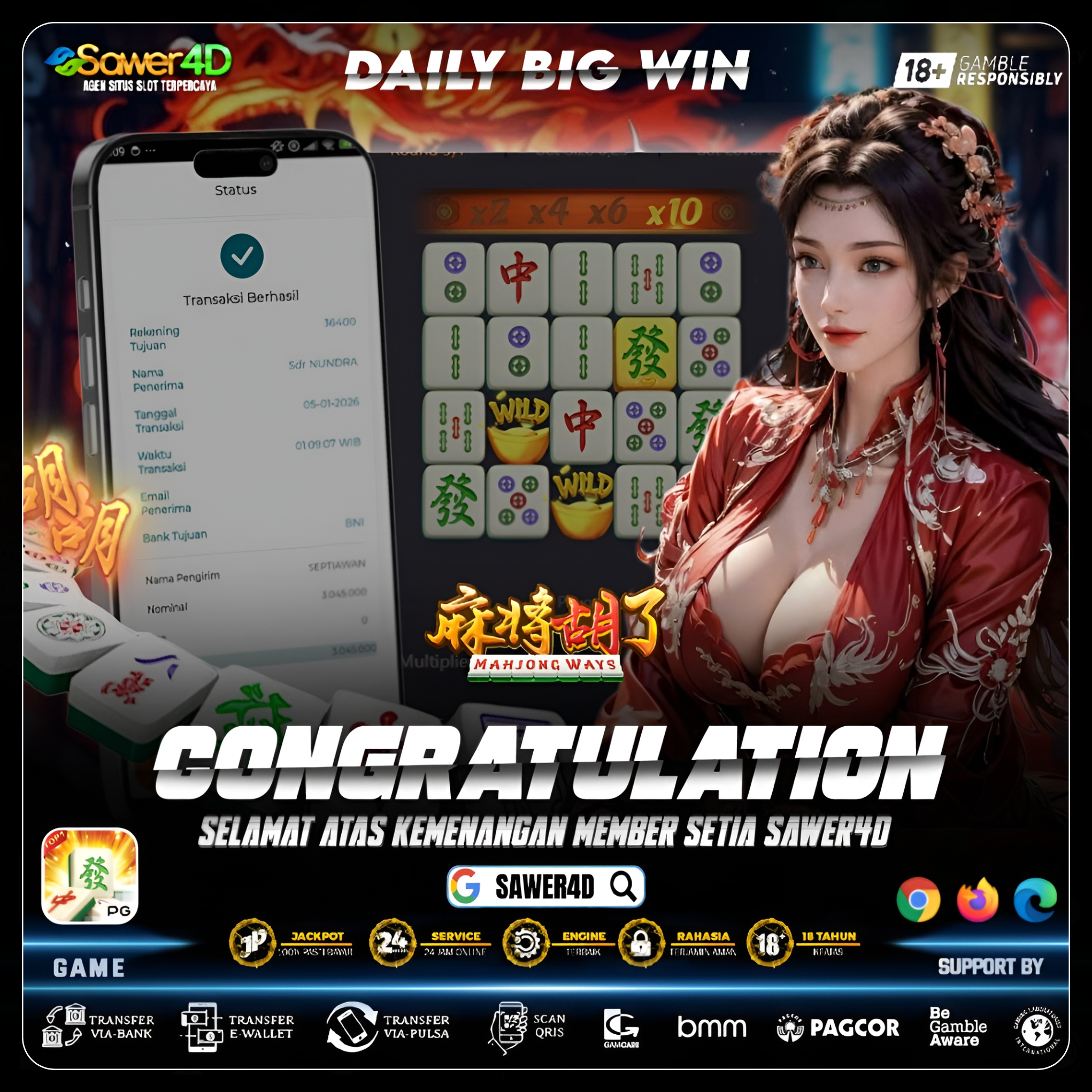 💥 Sekali jalan langsung terasa! Mahjong Ways 1 benar-benar mantap!