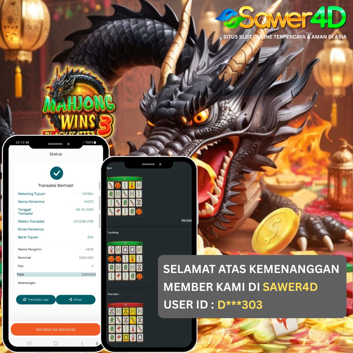 🔥 MAHJONG WINS 3 LAGI PANAS! 🔥Sekali alur kebuka, hasil langsung NGEBUT 🚀