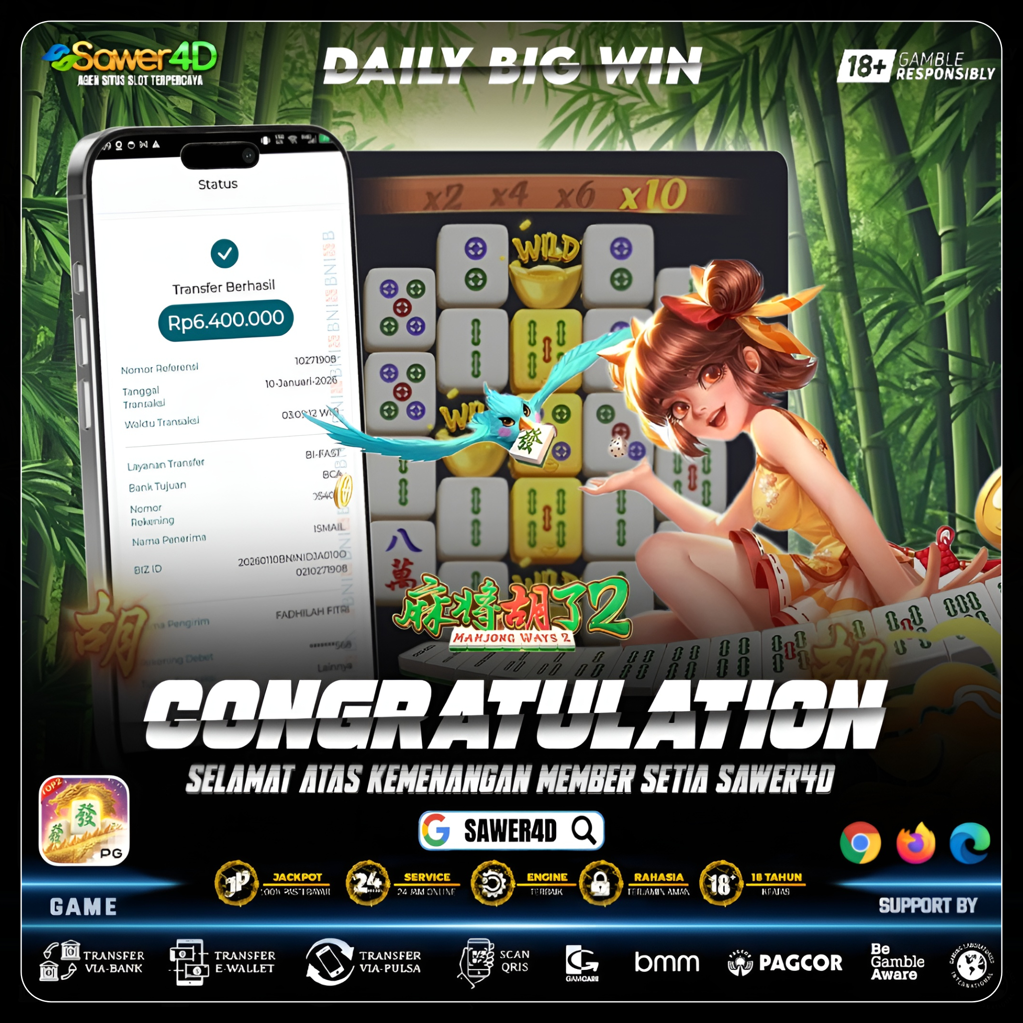 🍀 “Keberuntungan hari ini milik Mahjong Ways 2 🀄🍀”