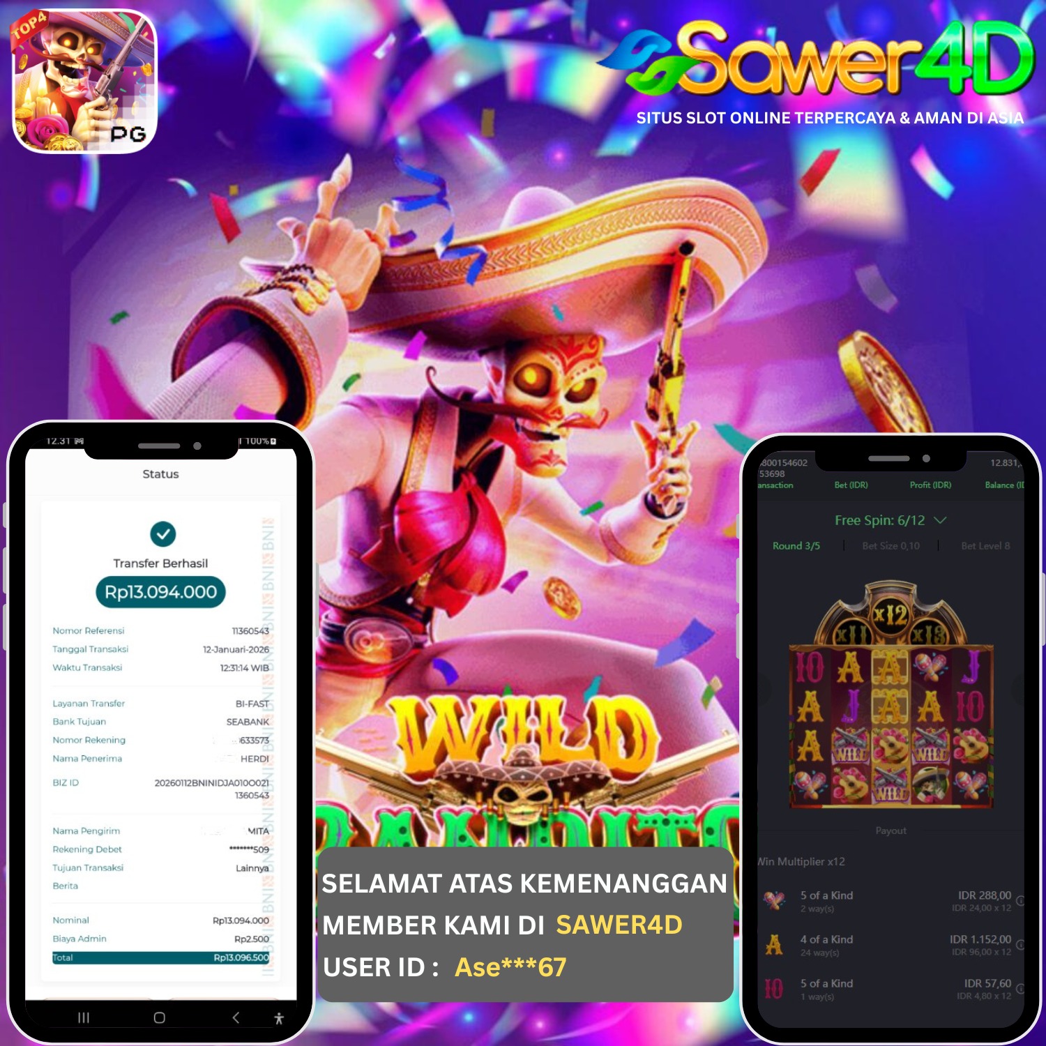 🔥 WILD BANDITO NGAMUK! 🔥 Sekali panas, saldo langsung disikat tanpa ampun 💥💰