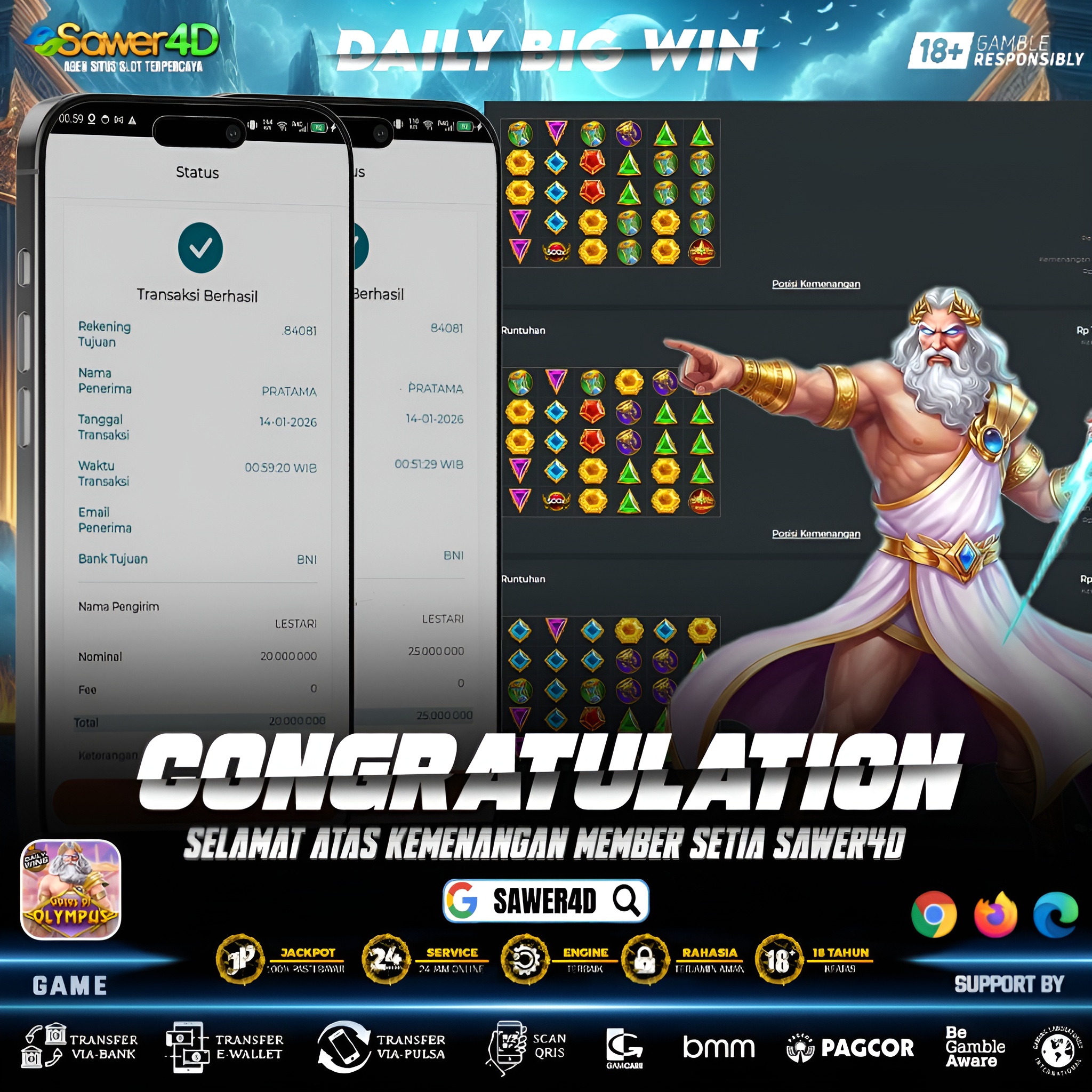 ⚡⚡ ZEUS NGAMUK! ⚡⚡ Petir Gates of Olympus turun, kemenangan BESAR langsung mendarat! Sekali spin, saldo auto meledak! 💥💰