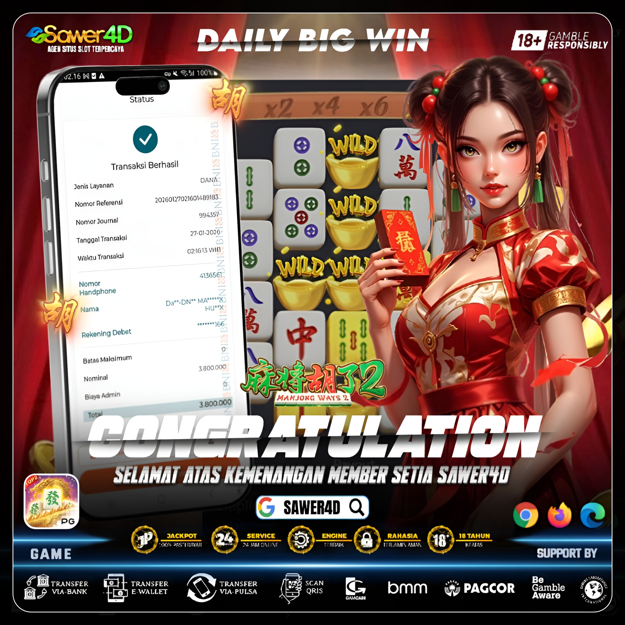 “Scatter berbicara, saldo pun melonjak.”