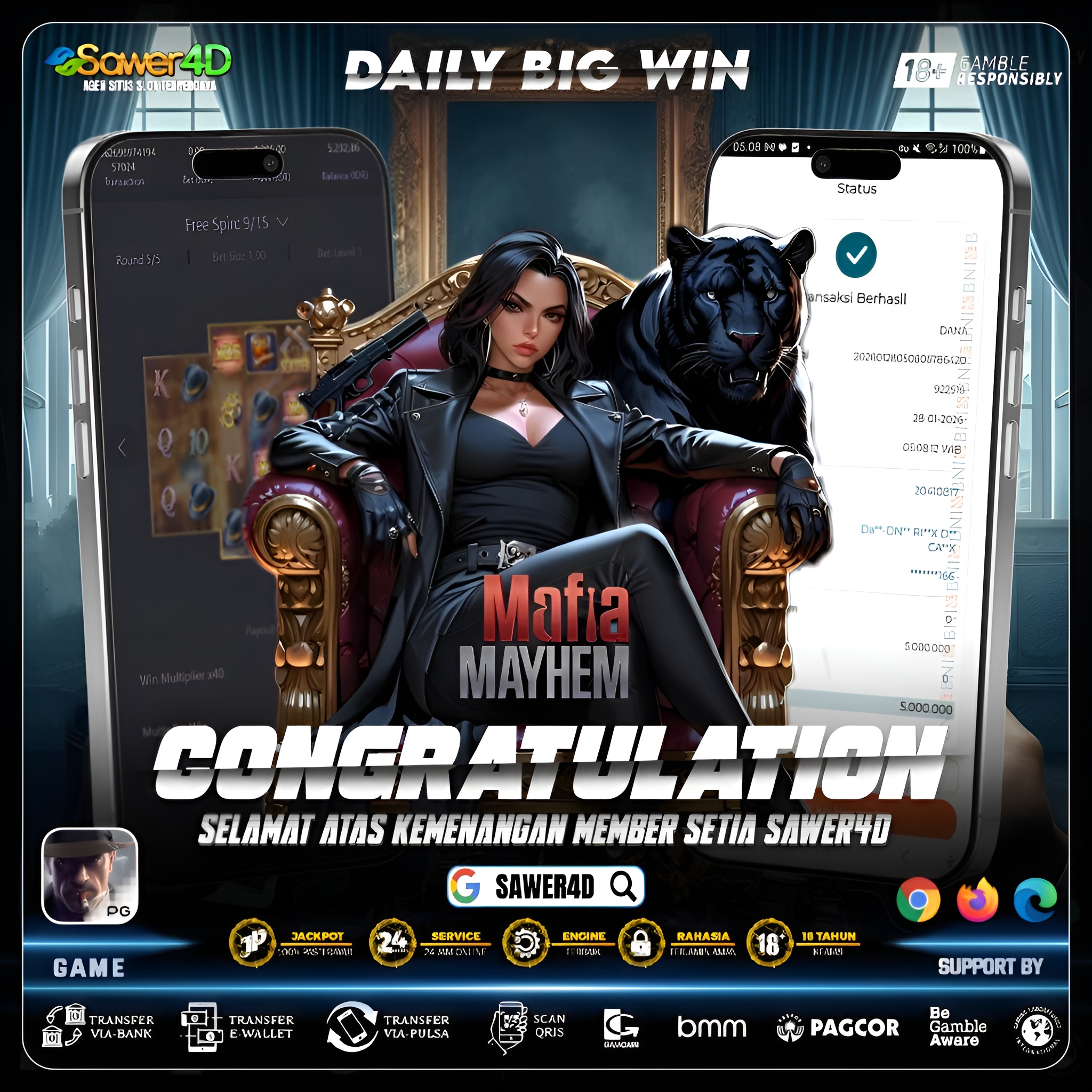 “Boss turun tangan, cuan diamankan.”