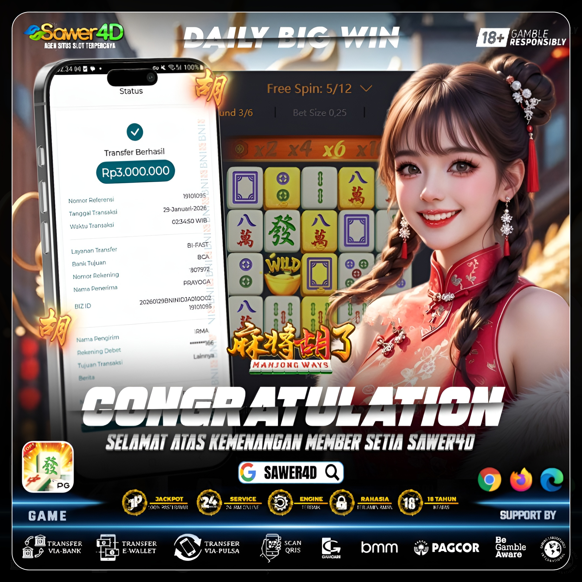 Niat hiburan, pulang bawa cuan.