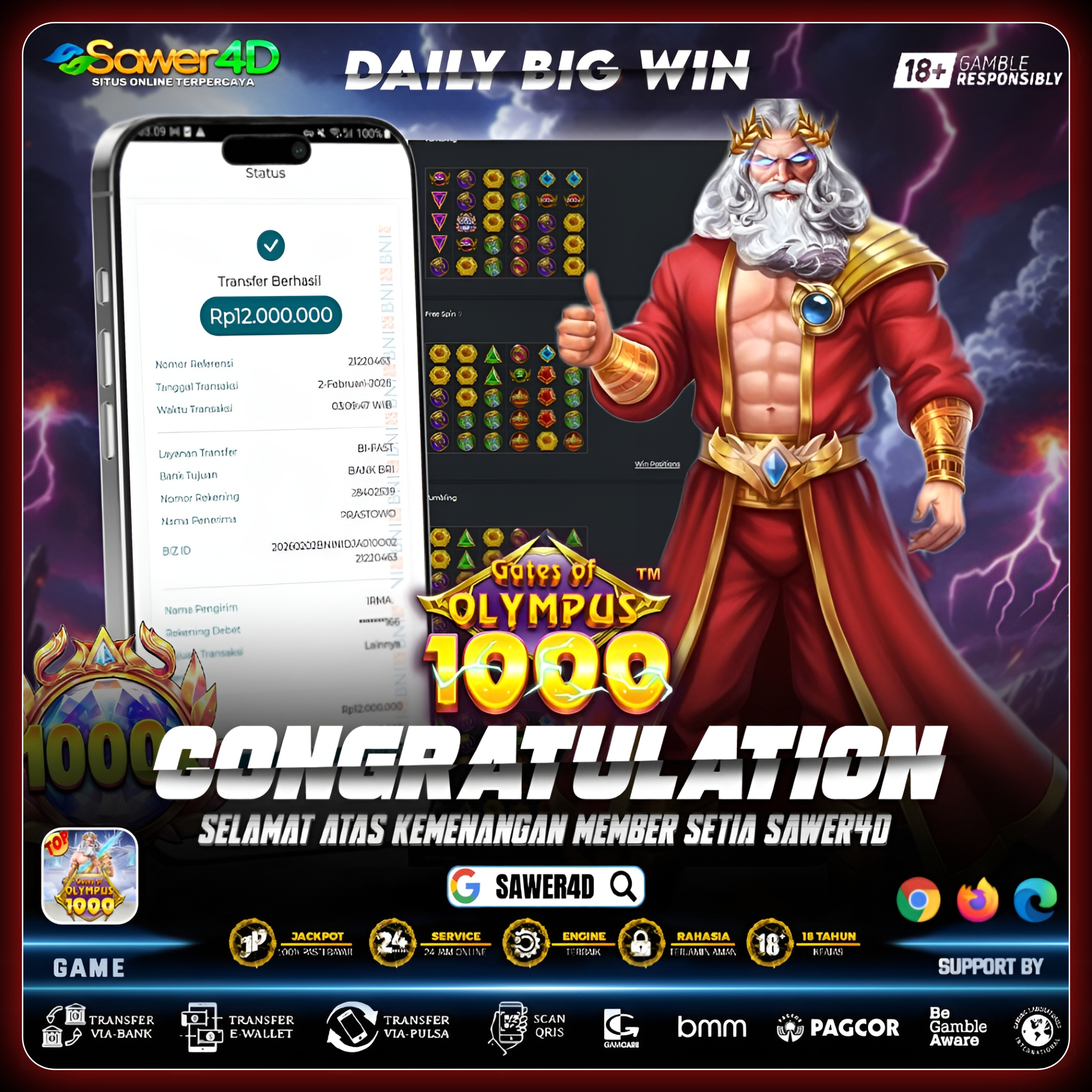 ⚡ Dari receh ke cuan, Olympus 1000 jawabannya! 🔥