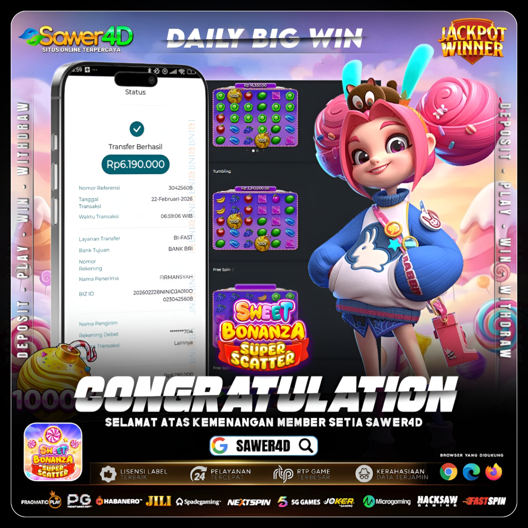 Sekali spin langsung auto manis maksimal! 🍓🍉