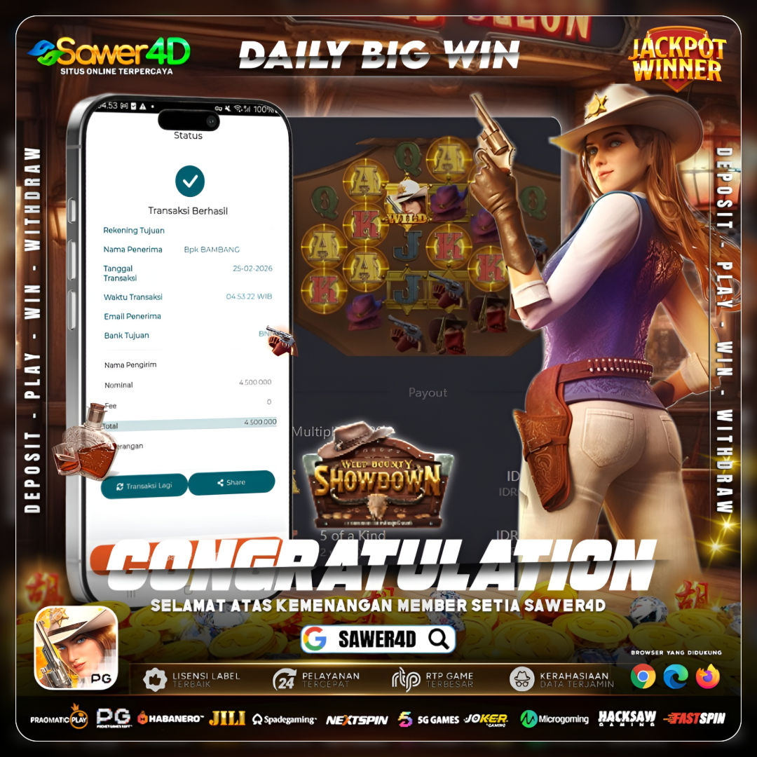 💰 Kemenangan beruntun bikin senyum lebar!