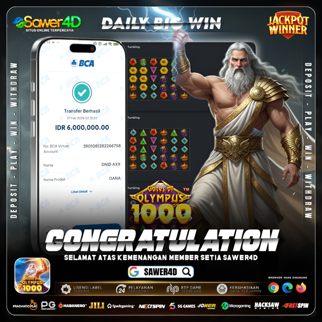 Perkalian nempel terus, cuan nggak ada habisnya! Hari ini Olympus berpihak, kemenangan tembus maksimal! 🚀⚡