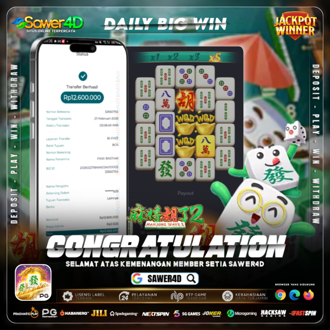 Hari ini rezeki nggak ketahan — Mahjong Ways 2 lagi di mode gacor maksimal! 💰😎