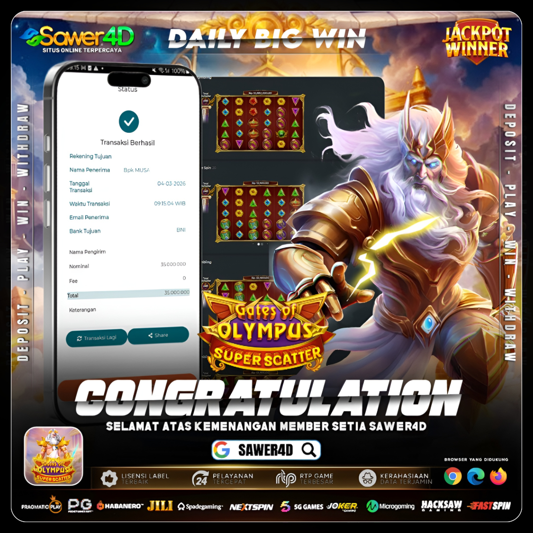 🔥 Super Scatter mendarat sempurna! Di Gates of Olympus Super Scatter, sekali spin bisa bikin senyum nggak berhenti!