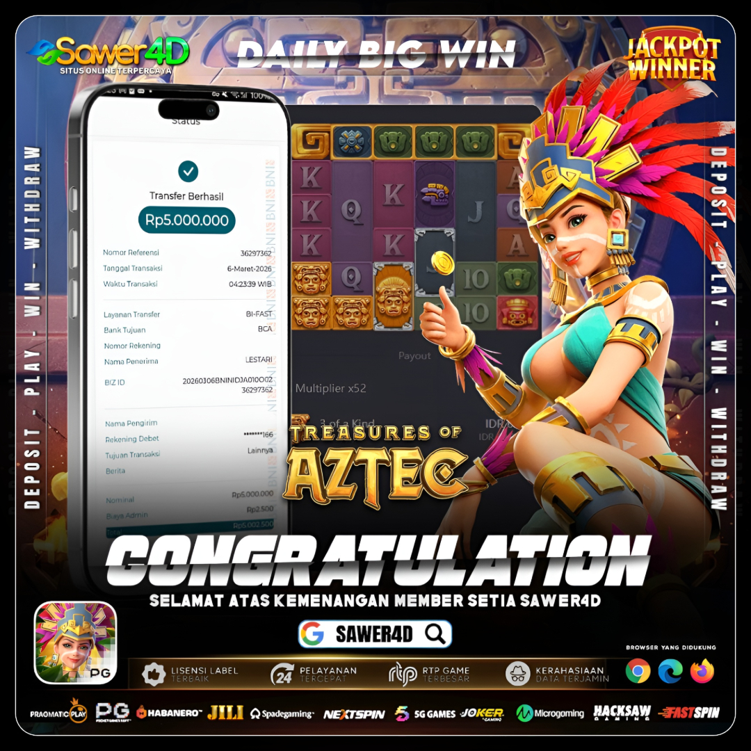 Harta Aztec akhirnya terbuka! Kemenangan besar berhasil didapat hari ini! 🔥”