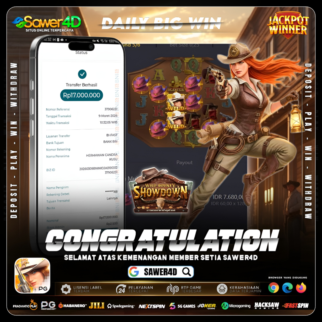 WILD BOUNTY SHOWDOWN lagi panas! 🤠🔥 Wild muncul beruntun, bounty terkumpul, kemenangan langsung meledak!