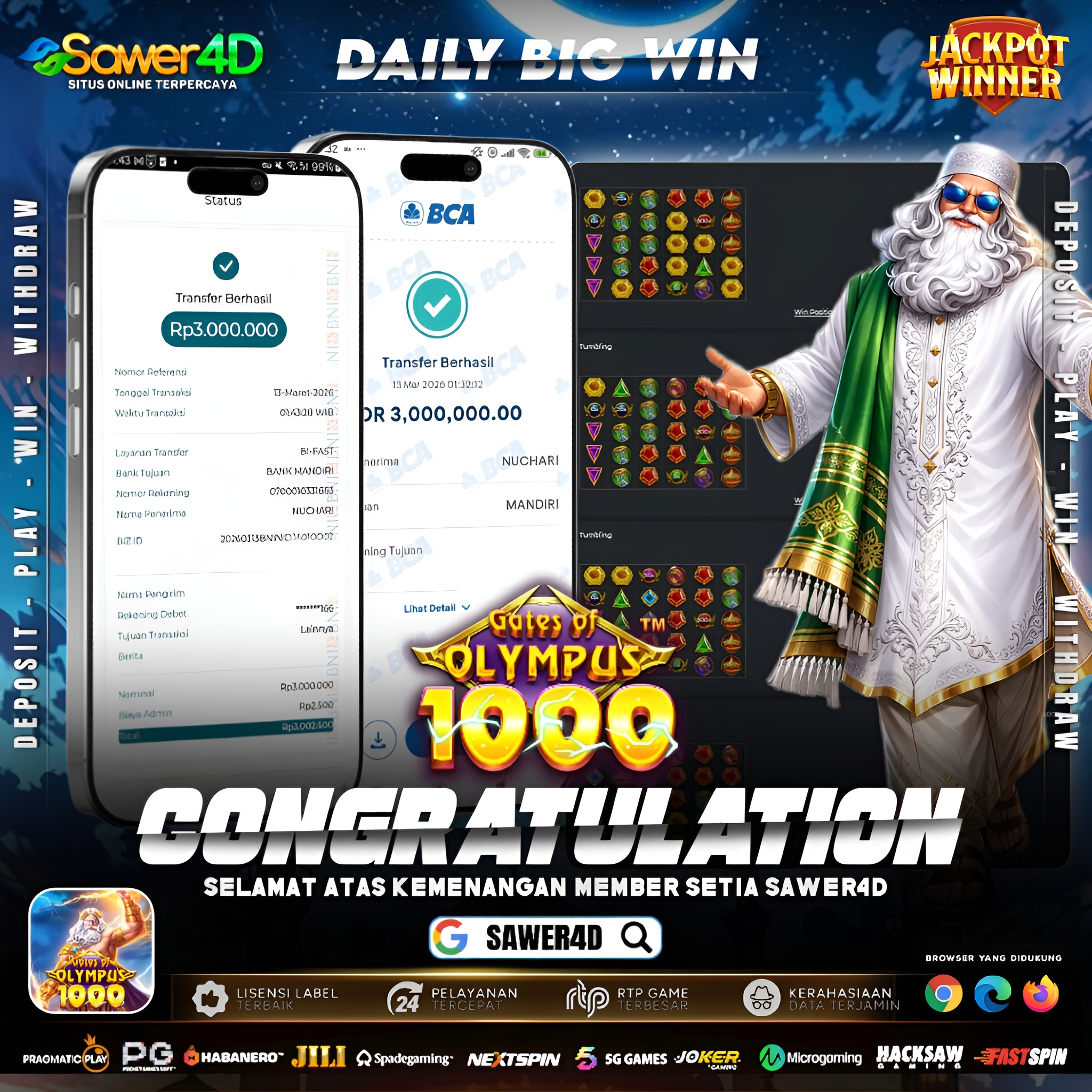 GATES OF OLYMPUS 1000 ON FIRE! 🔥⚡ Petir Zeus turun, kemenangan langsung membara!