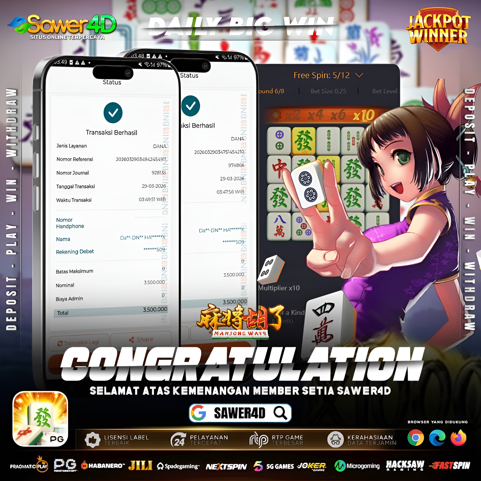 GACOR PARAH! 🔥 MAHJONG WAYS 1 tembus 7 JUTA! 💥 Scatter turun tanpa ampun, langsung banjir cuan! 💰