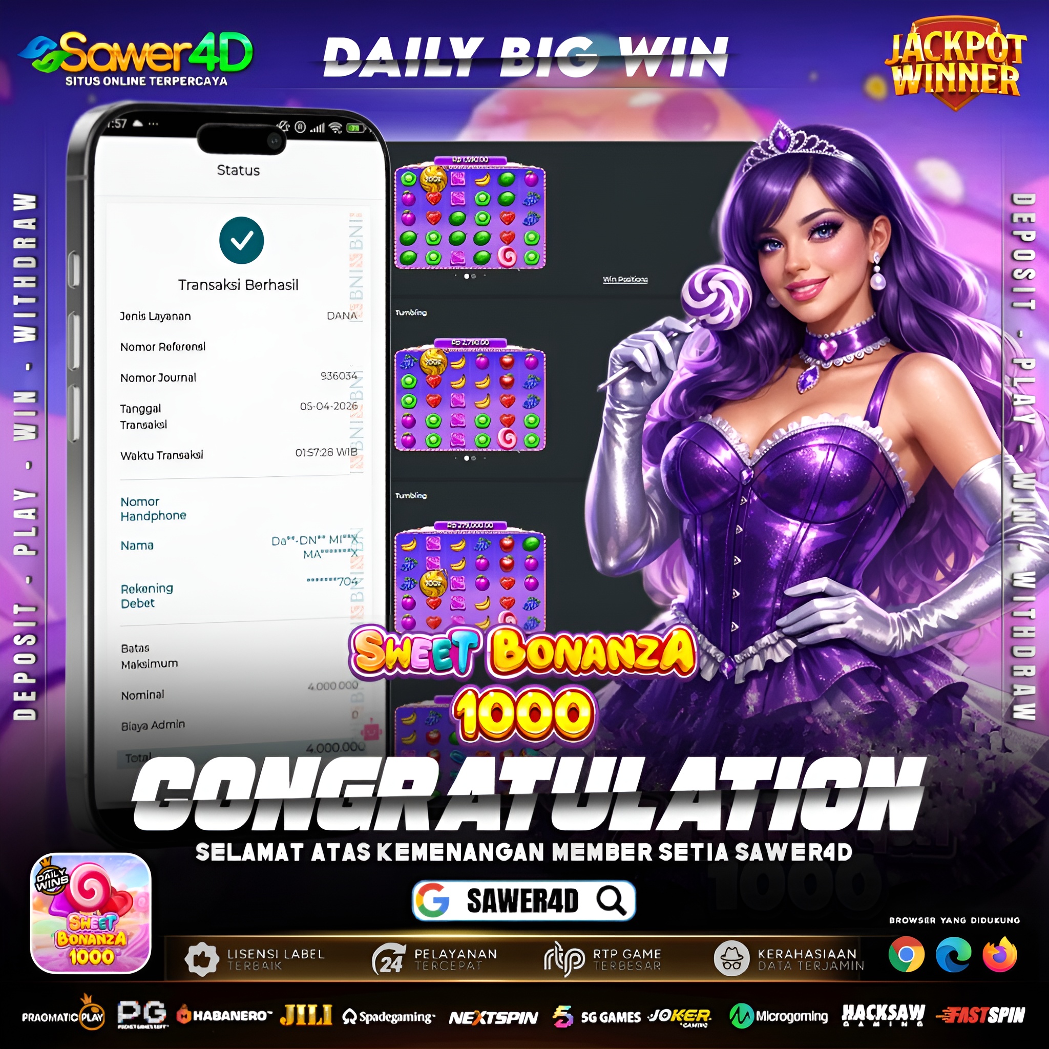 Gak perlu modal gede buat ngerasain manisnya kemenangan! Yang penting sabar, timing pas, dan siap panen cuan 🍓🍇