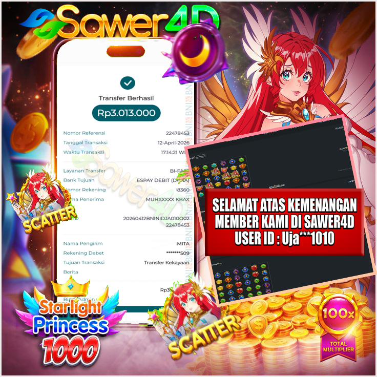 Diam-diam Starlight Princess 1000 memberikan kejutan yang fantastis😎 Modal minimum Menangnya premium 💰💰