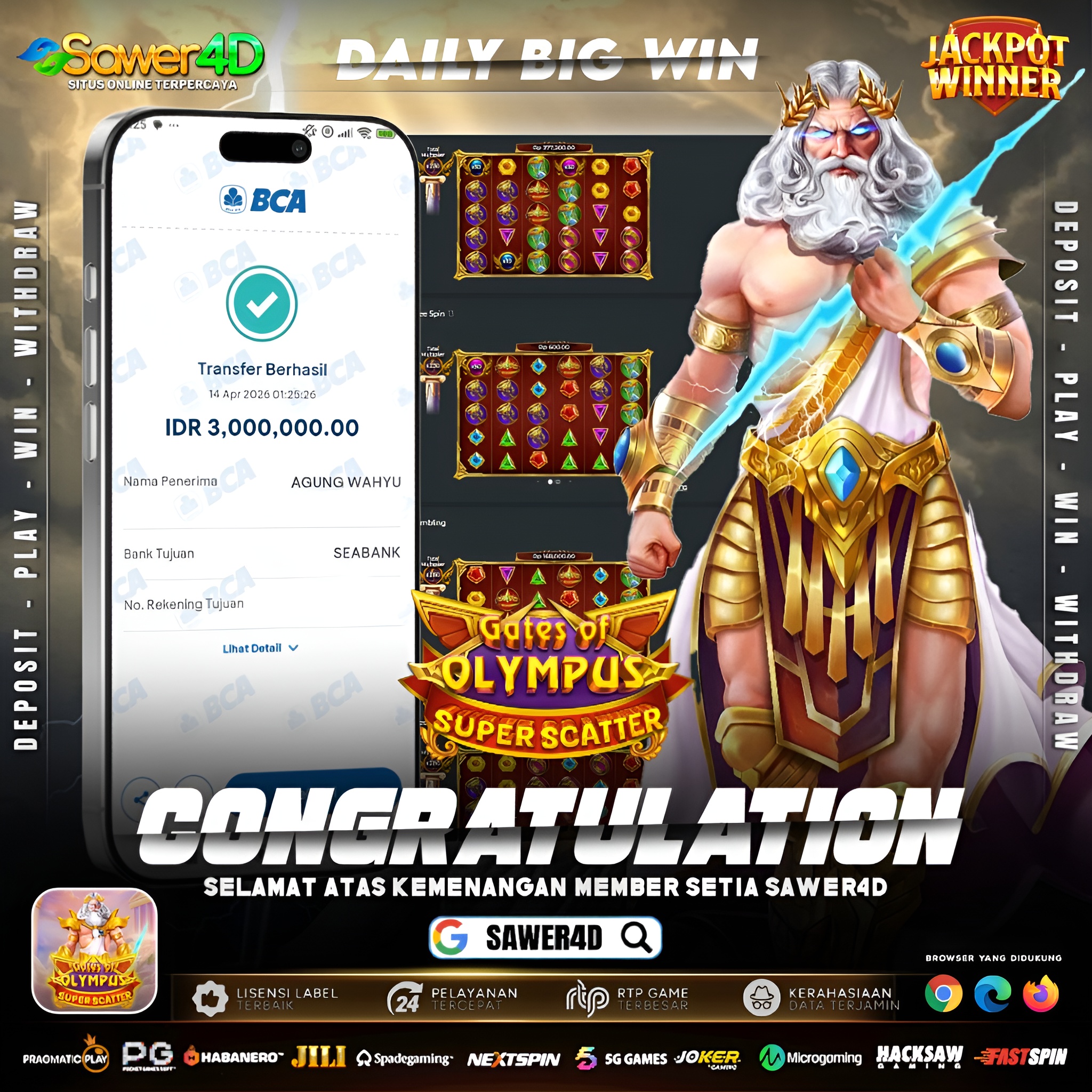 Sekali gas langsung amankan 3 JUTA 💰 Modal biasa, hasilnya luar biasa 😎