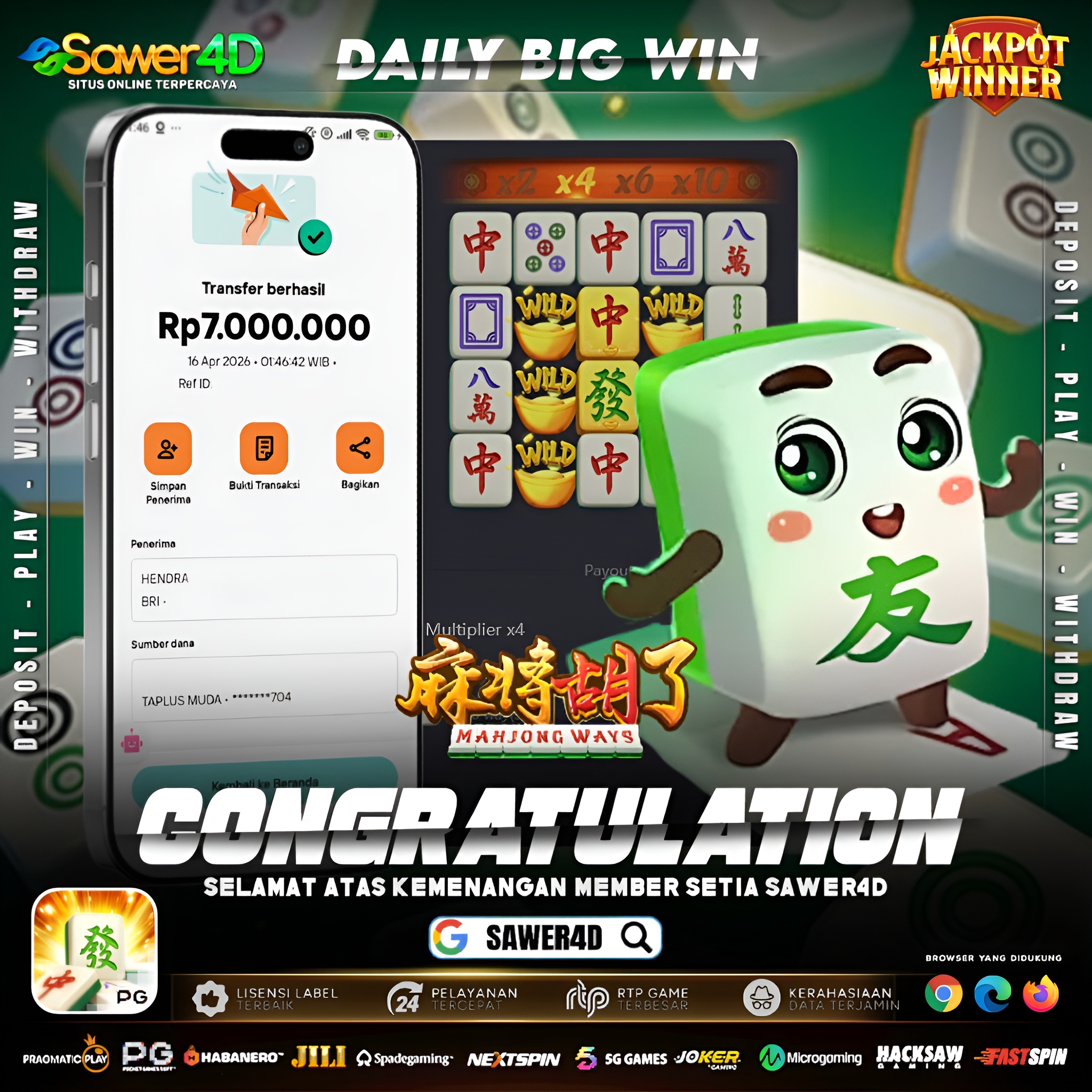 Bukti nyata kalau gak harus modal besar buat dapetin cuan gede — yang penting berani coba dan manfaatin momen gacor! 🚀