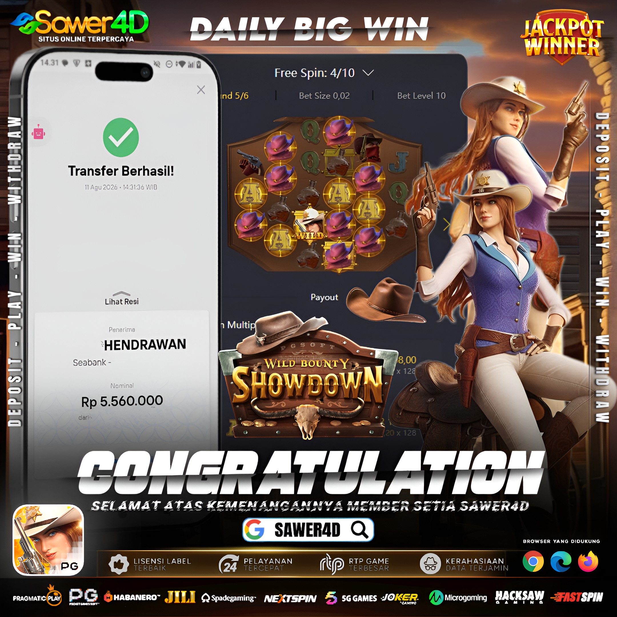 WILD BOUNTY SHOWDON LAGI GACOR BANGET BOSKU!!!