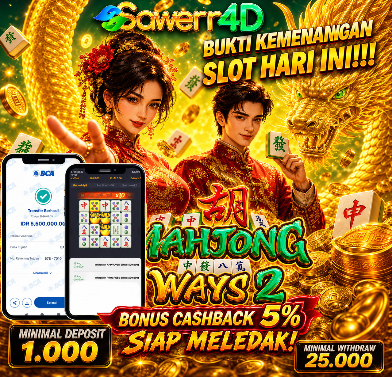 💥 GG! Kemenangan di Mahjong Ways berhasil diraih. Selamat menikmati hasilnya!