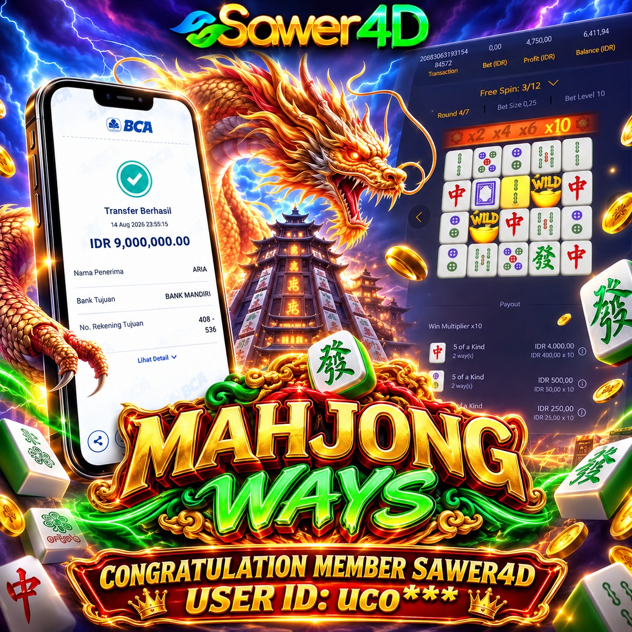 🥳 Congrats atas kemenangan di Mahjong Ways! Nikmati momen terbaik hari ini!
