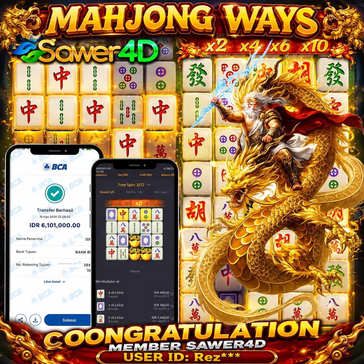 🏆🔥 KEMENANGAN EPIC DI MAHJONG WAYS! SELAMAT, BRO!
