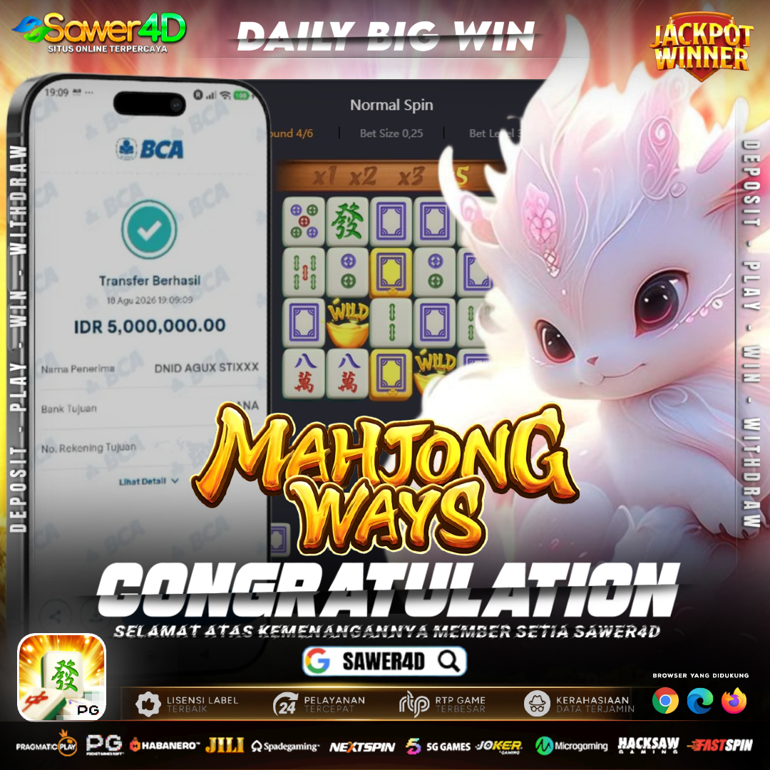 MAHJONG WAYS MENGGILA HARI INI !!!