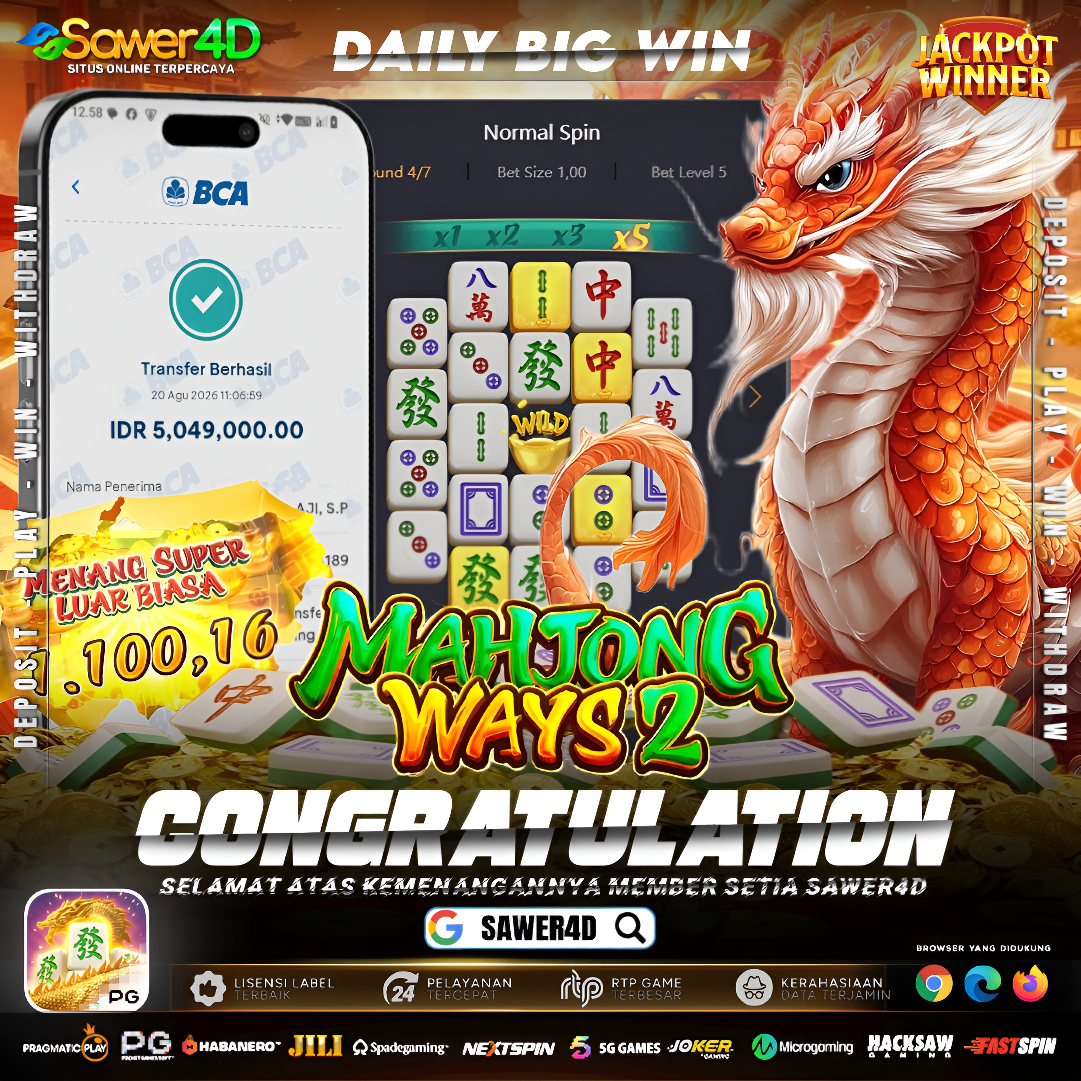MAHJONG WAYS 2 KEMBALI BERAKSI.....!!!
