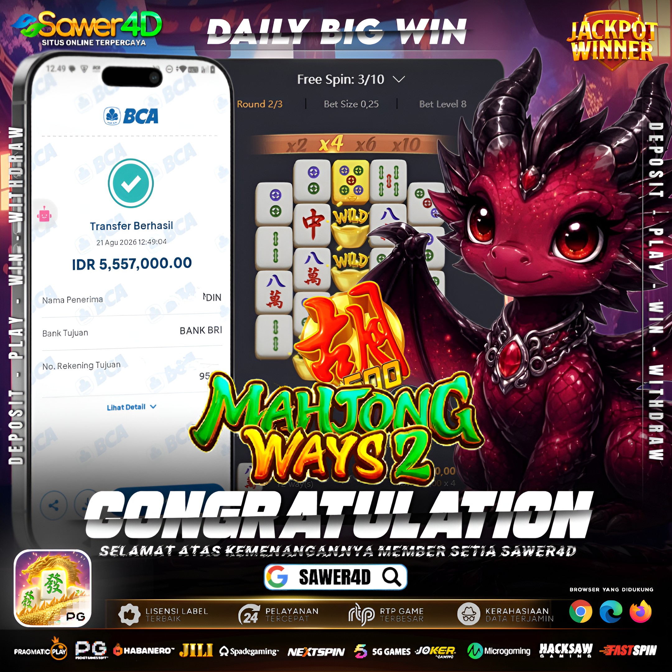 MAHJONG WAYS 2 TIDAK MAU KETINGGALAN KEGACORANNYA!!