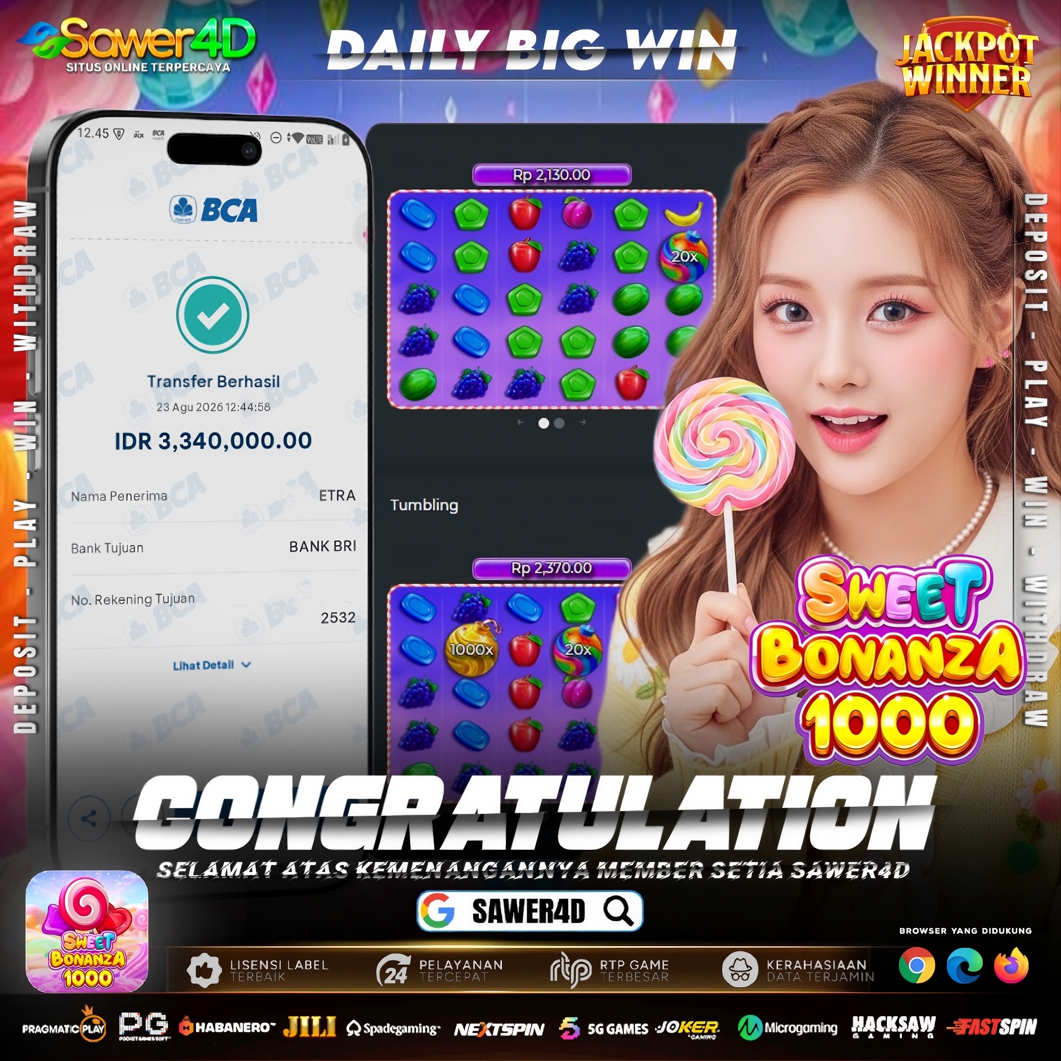 SWEET BONANZA 1000 KEMBALI MEMUKAU!!!