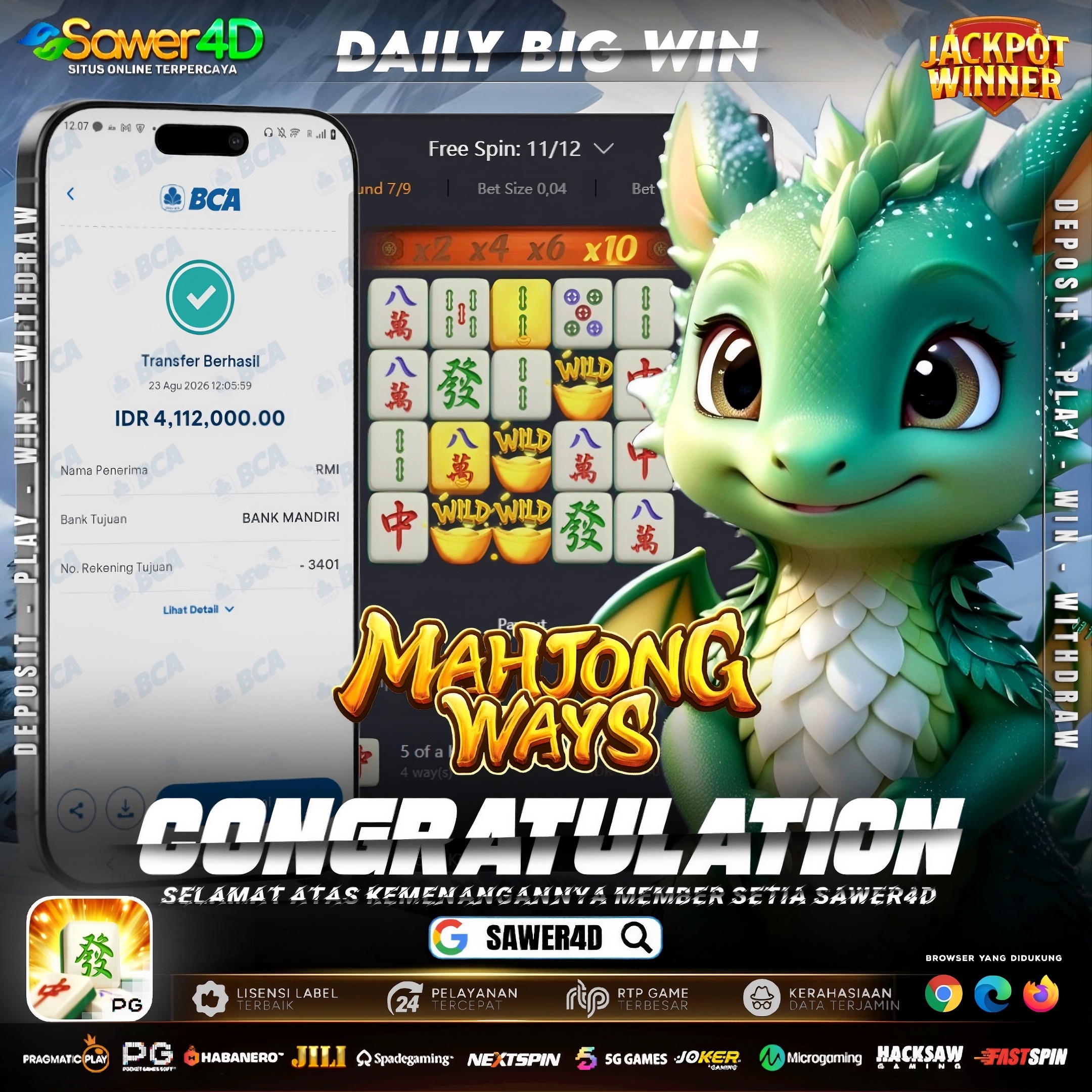 MAHJONG WAYS 1 NAGA TURUN MEMBUAT PECAHAN BERUNTUN !!!!