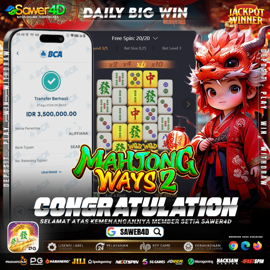 MAHJONG WAYS 2 SAWER4D GACORR GILAKKKK