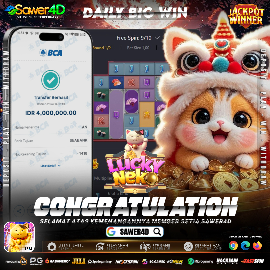 LUCKY NEKO HARI INI BAGI BAGI HADIAH..!!