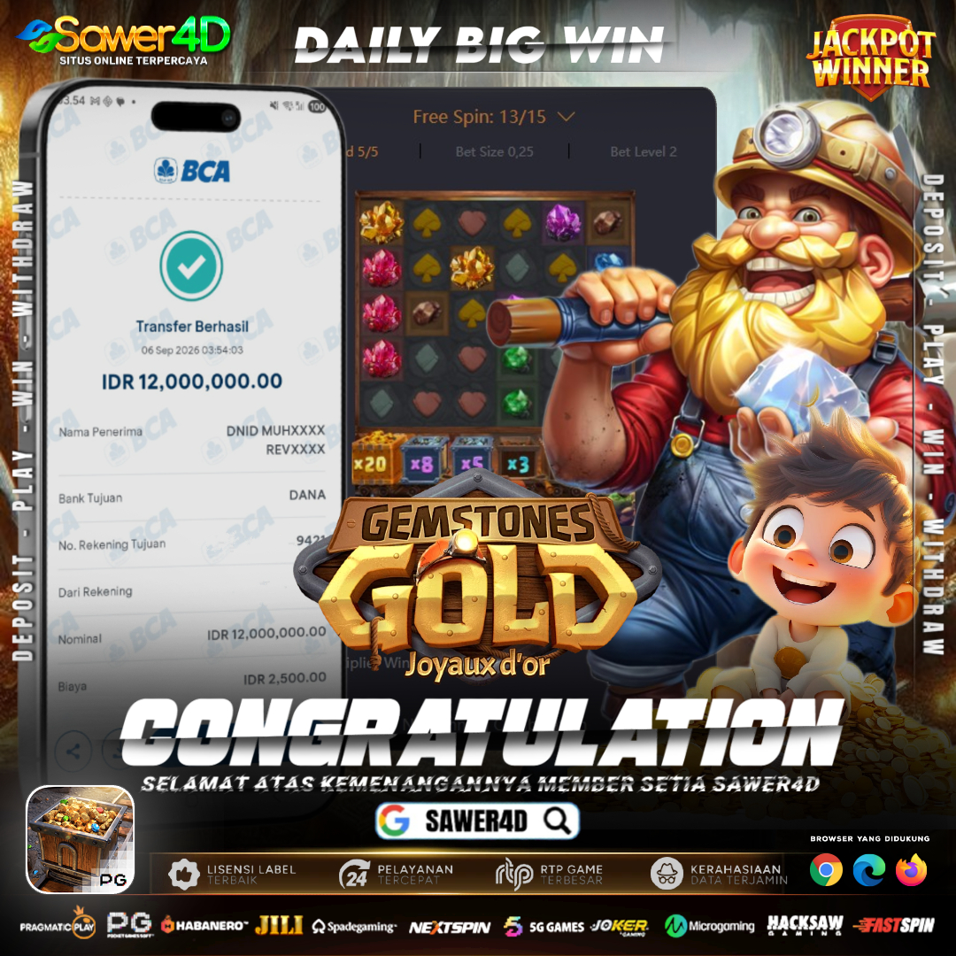 GEMSTONES GOLD TIDAK DI RAGUKAN LAGI KEGACORANNYA BOR...